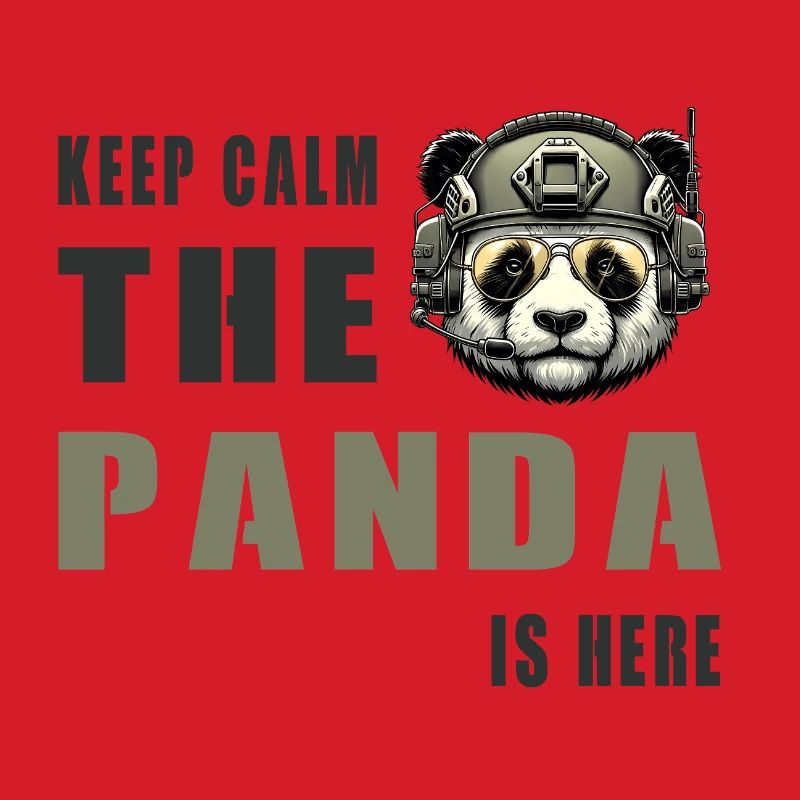 Taktischer Panda – Keep Calm