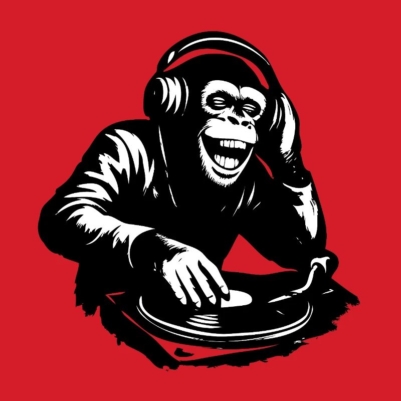 DJ The Monkey Danse à la Banksy