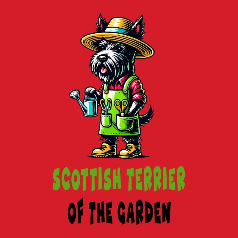 Scottish Terrier Gärtner