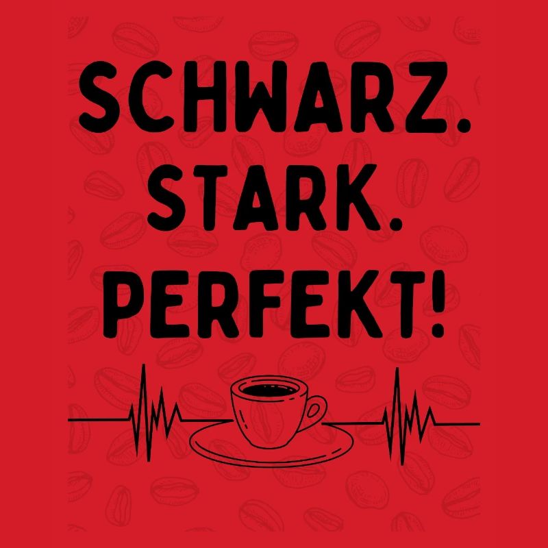 Schwarz. Stark. Perfekt. – Kaffee Statement