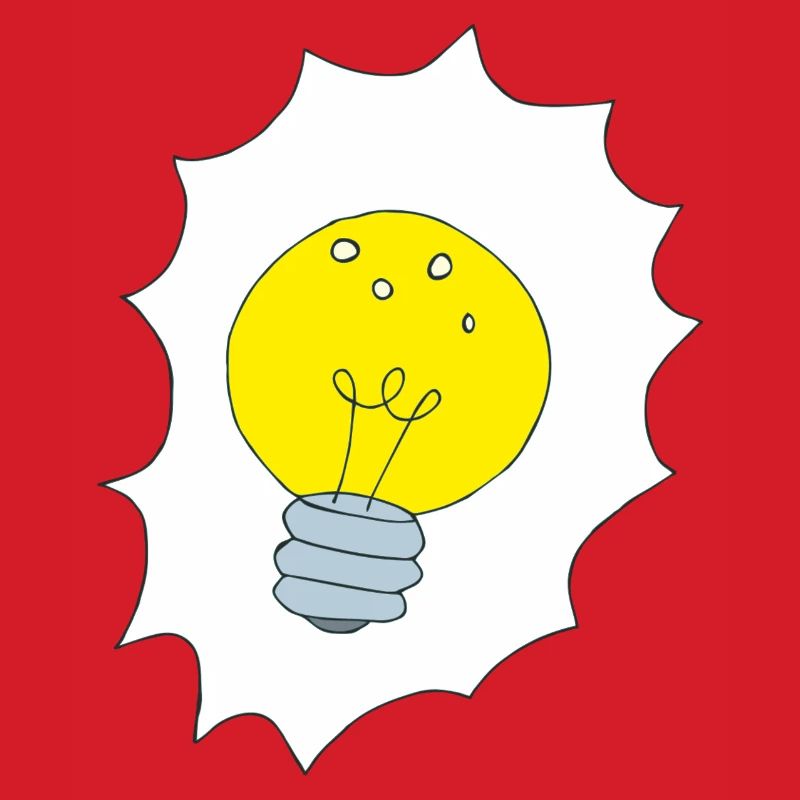 Creative Light Bulb Illustration