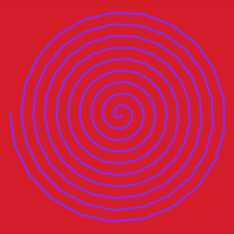 Buntes Spiralmuster