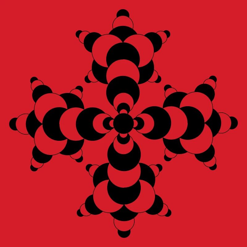 Fractal Molecule Crop Circle