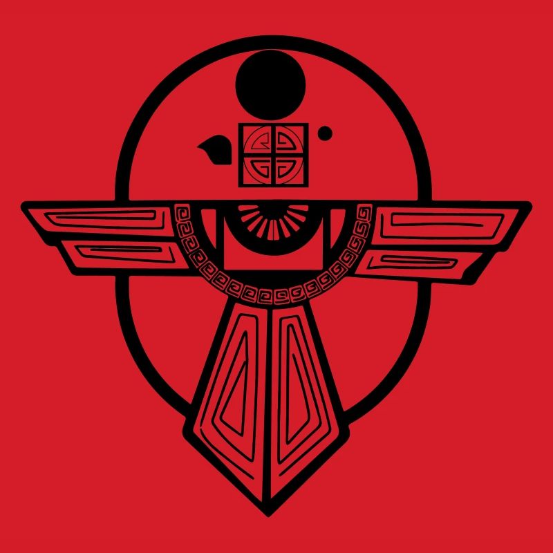 Ancient Thunderbird Totem Design