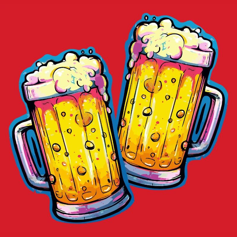 Bier Comic Bierglas