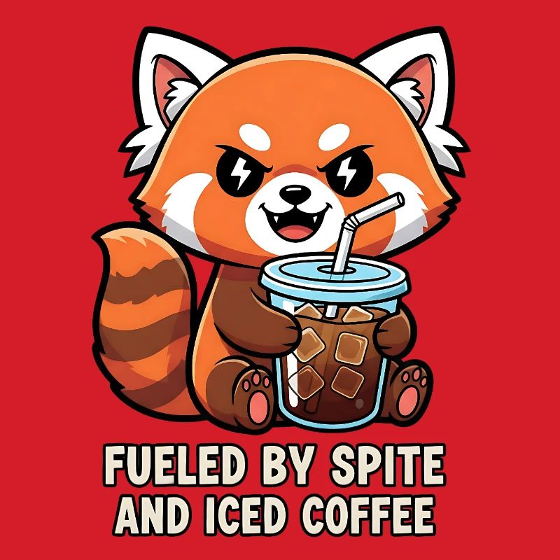 Freches Waschbär-Kaffee-Meme-Design