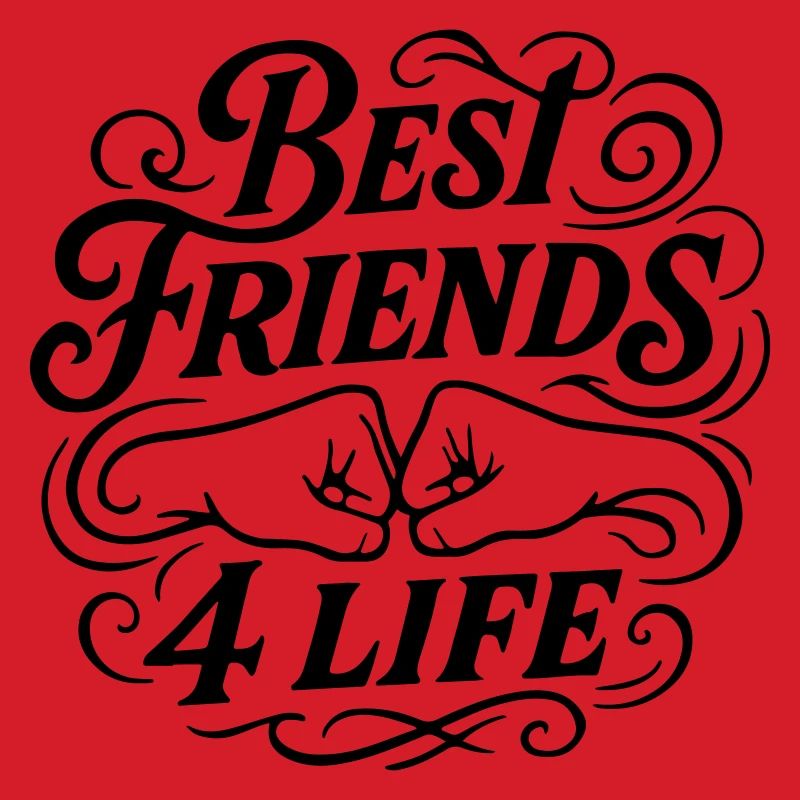 Beste Freunde Faustschlag