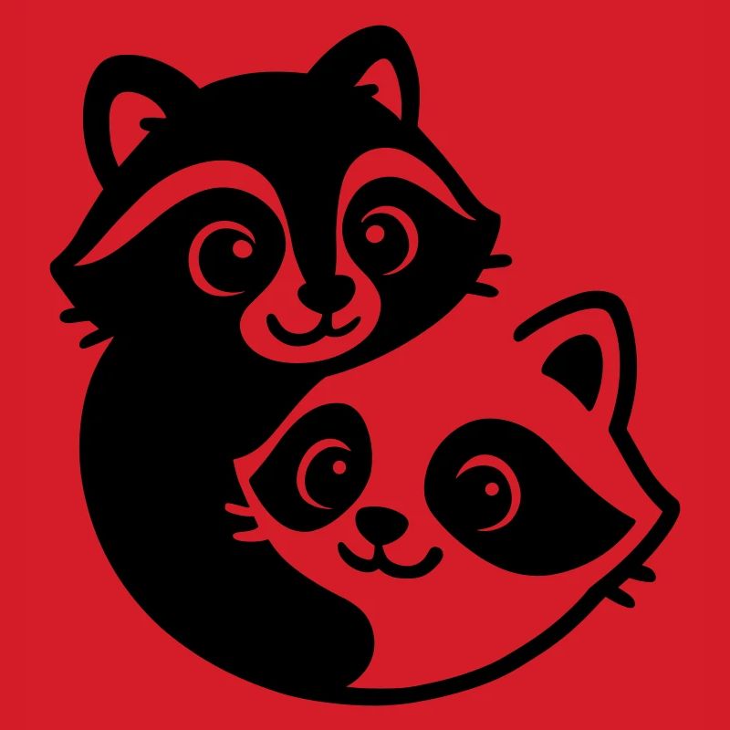 Ying Yang Dachs Pärchen