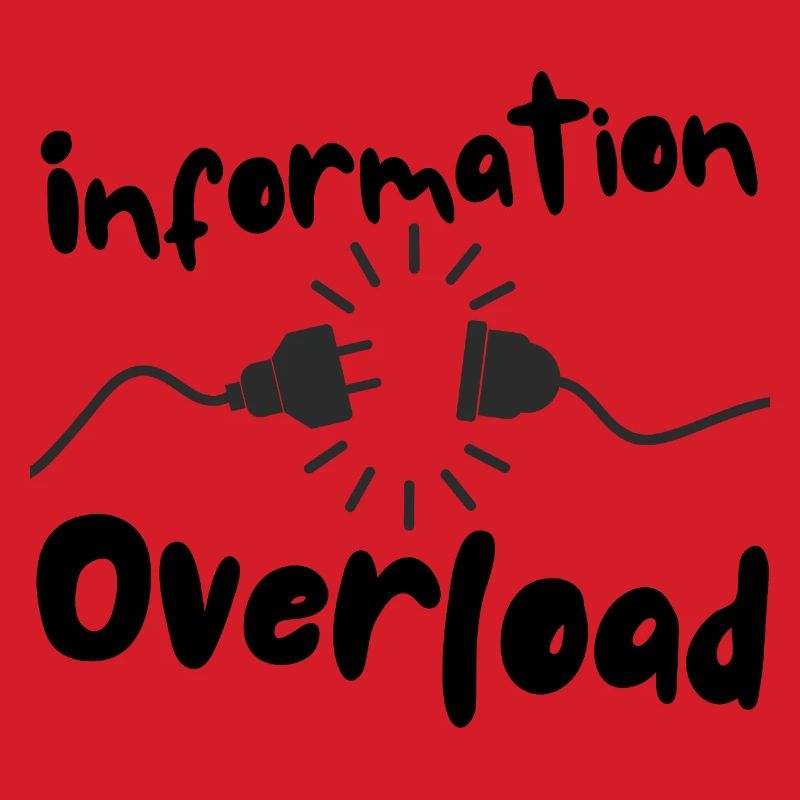 Information overload Stecker Strom