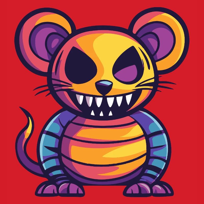 Mouse Halloween Comic Zombie