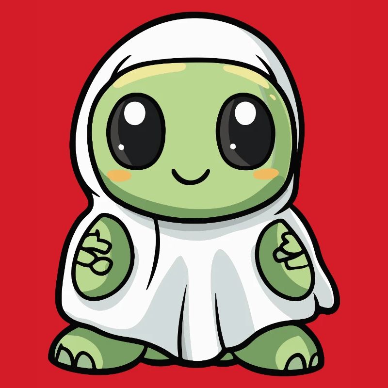 Turtle Halloween Ghost