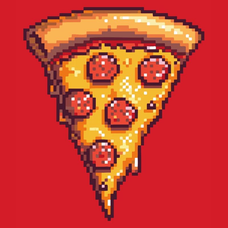 Pixel Pizza Stück