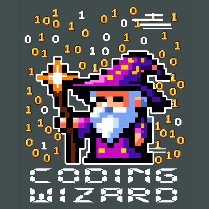 Zauberer-Pixel-Code