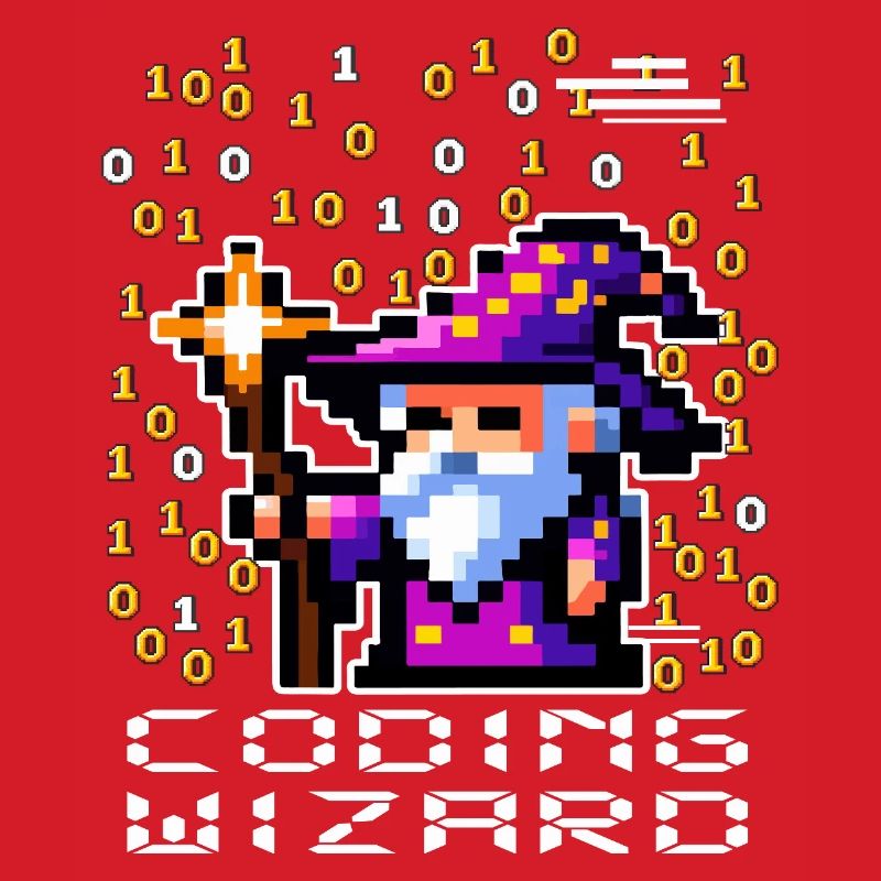 Zauberer-Pixel-Code
