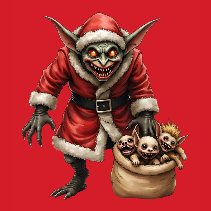 Christmas Goblin with Creatures