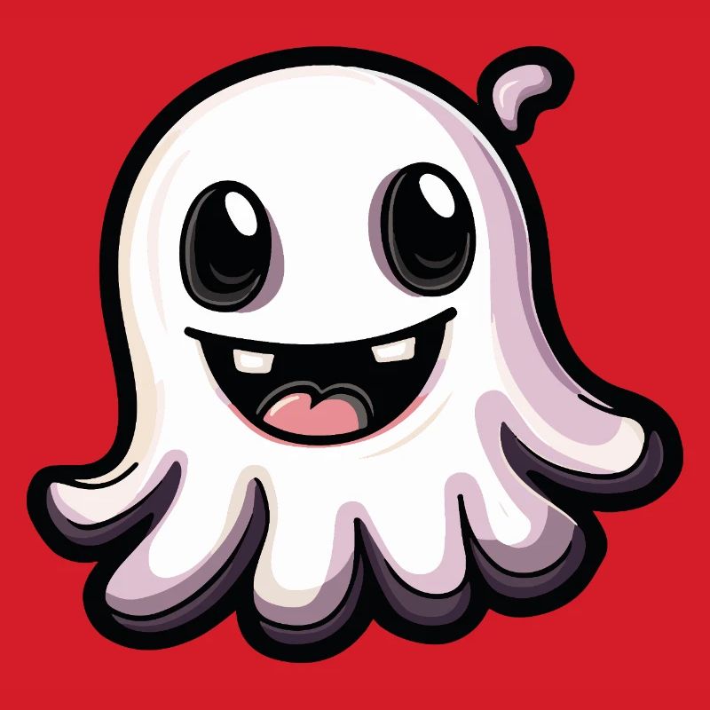 Ghost Halloween Cute Comic