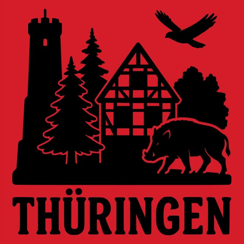 Thuringia Silhouette