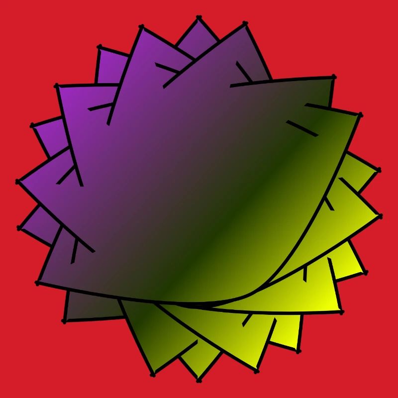 Gradient Leaf Spiral