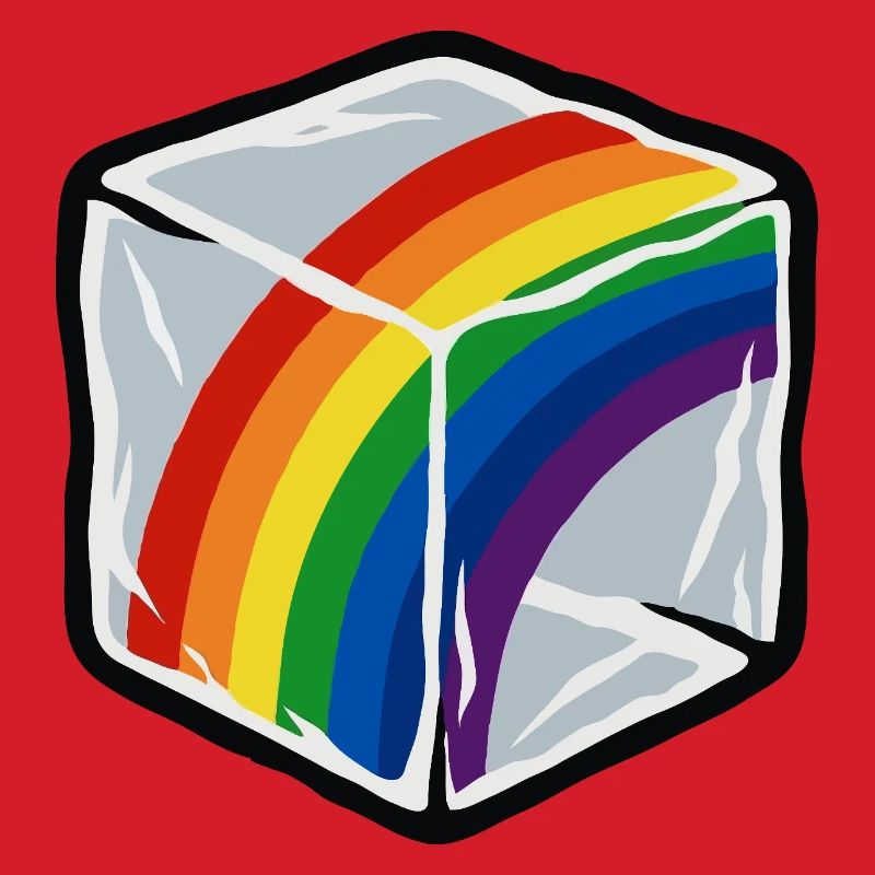 Rainbow in cube