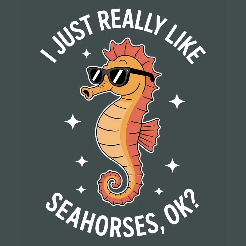 Hippocampe qui dit un drôle d’hippocampe Cadeau