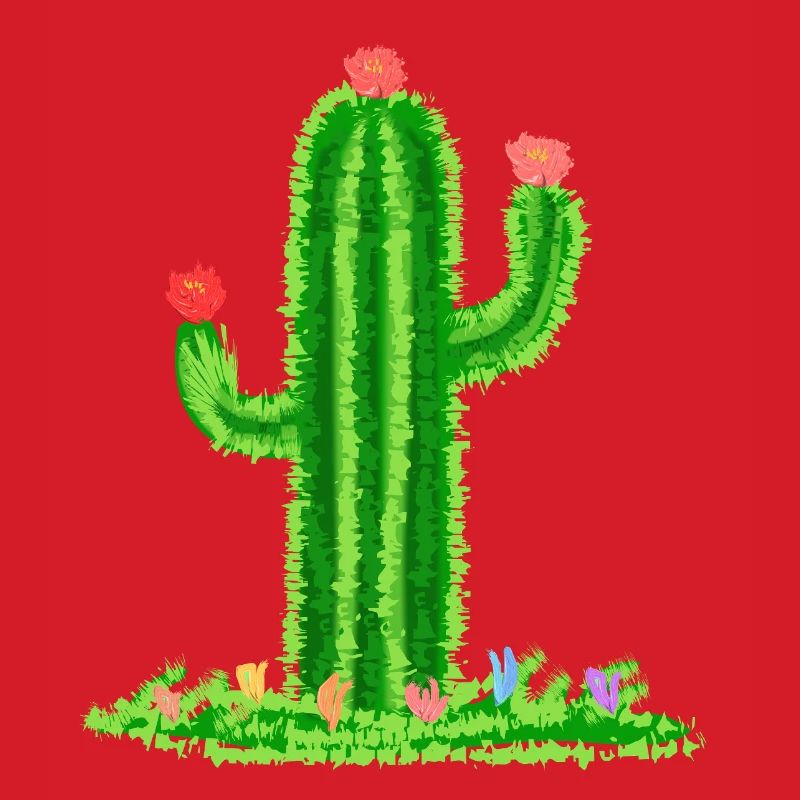 Cactus with flower