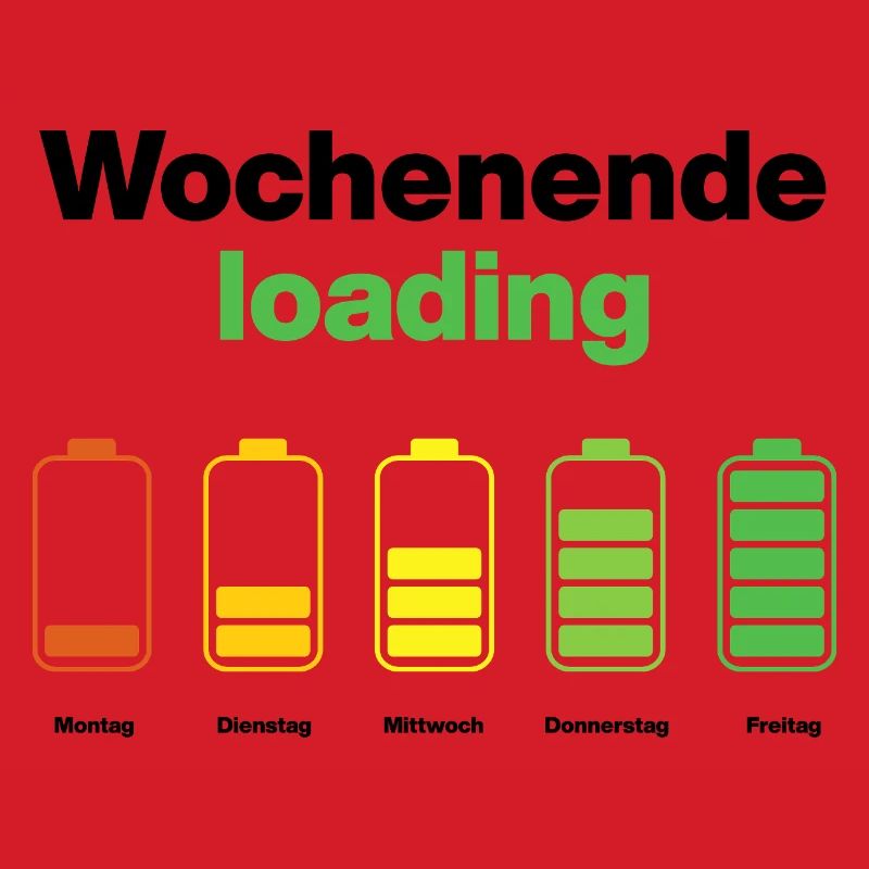 Weekend loading – battery full on Friday, work