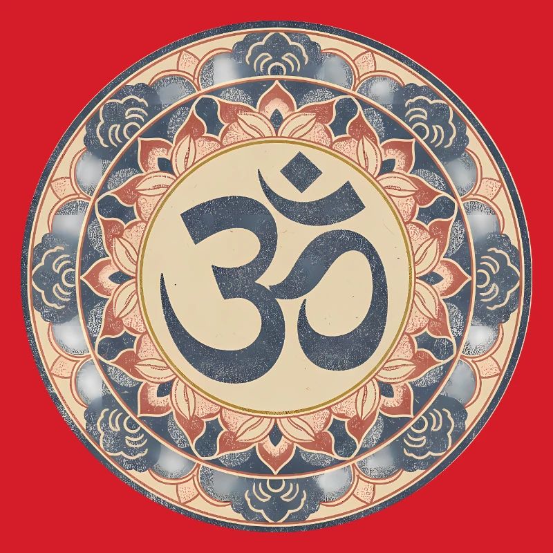 Om Mandala Zen Pattern