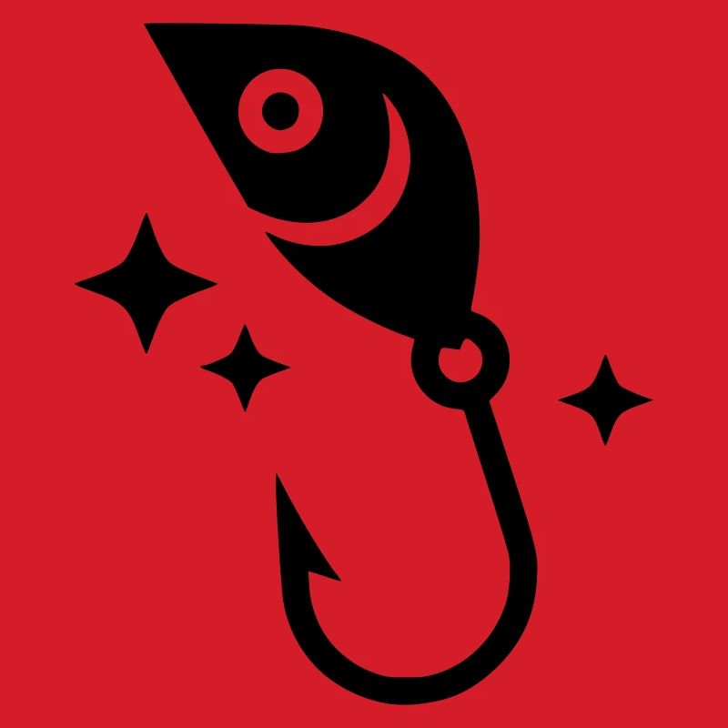 Fishing Lure Spoon Hook Luck Vector