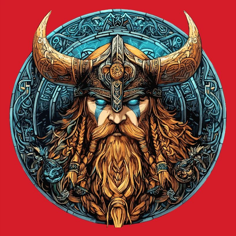 Viking Warrior Runic Circle