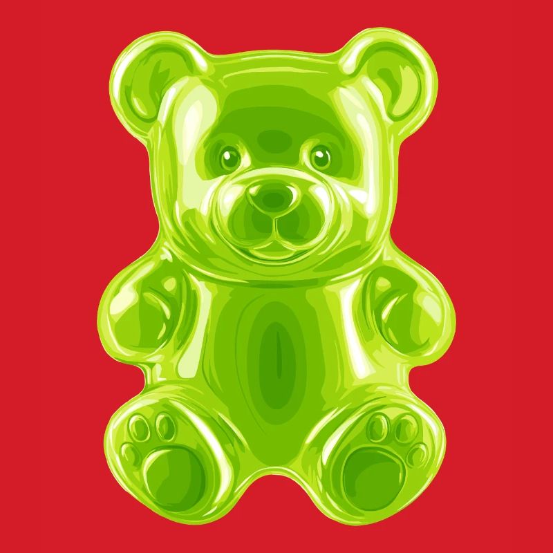 Green Rubber Bear