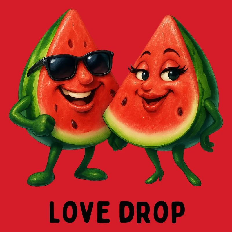 Duo pastèques Love Drop