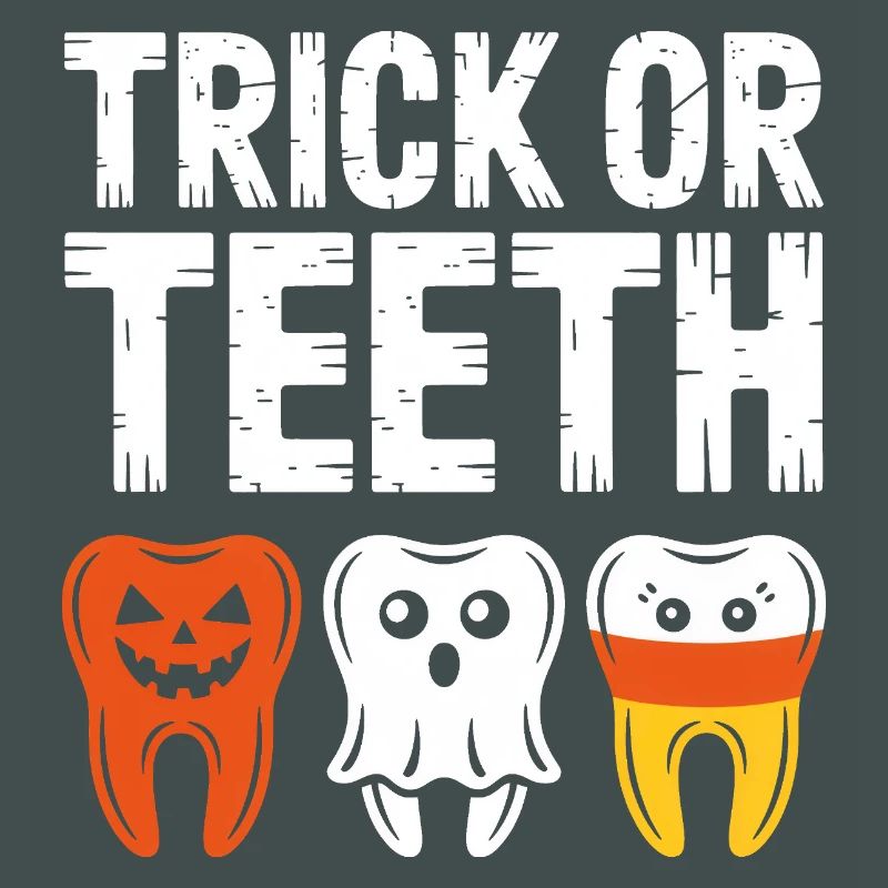 Trick oder Teeth Halloween-Trio