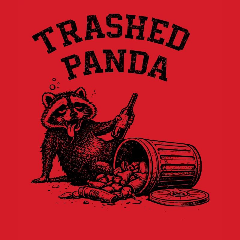 Trashed Panda