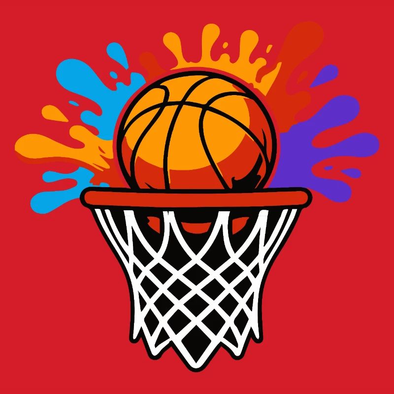 Rainbow Splash Basketballkorb