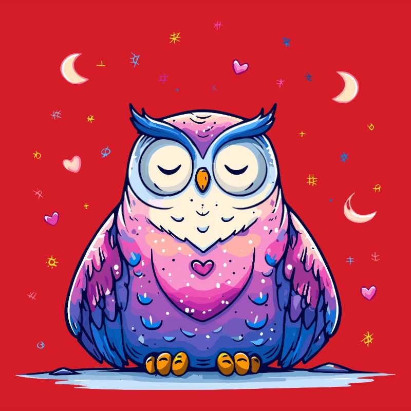 Mondschein Eulenliebe