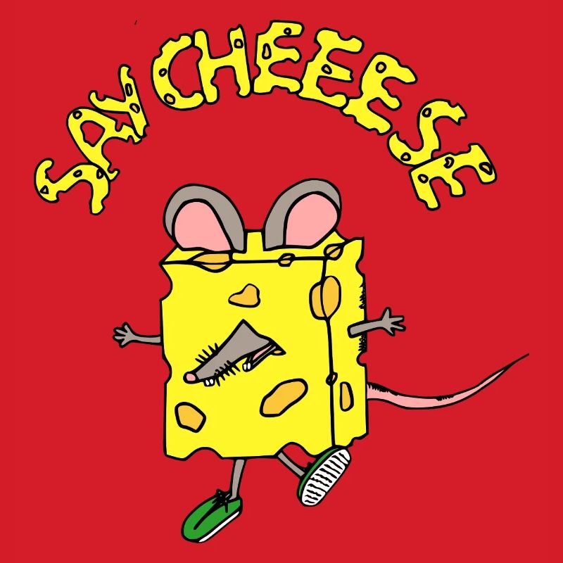 Käseheld im Comicstil