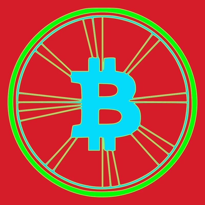 Bitcoin Wireframe Speed Future Vector