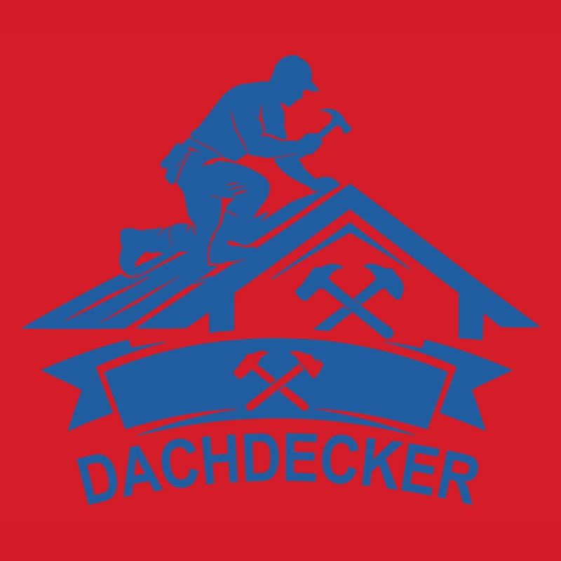 Dachdecker Arbeit Silhouette