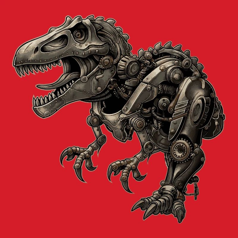 Mechanischer Dinosaurier – Roboter T-Rex