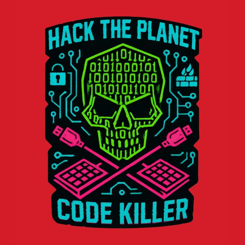 Hack the Planet Code Killer - Cyber Security