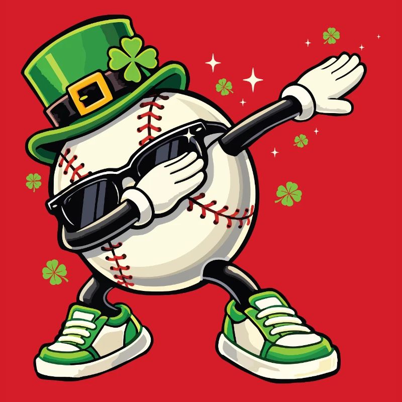 Baseball Leprechaun St Patrick’s