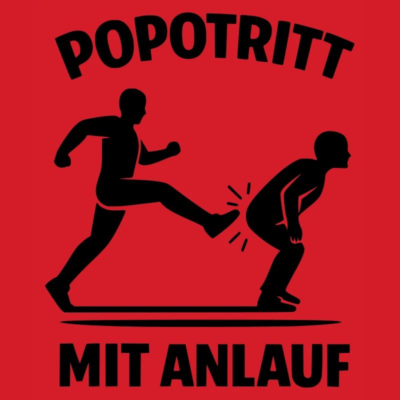 popotritt mit anlauf