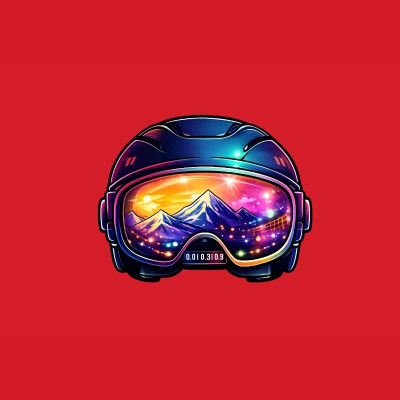 Farbiger Helm