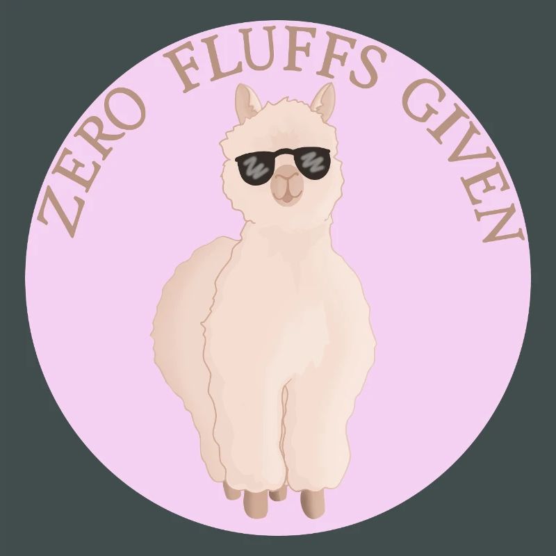 Fluffy alpaca