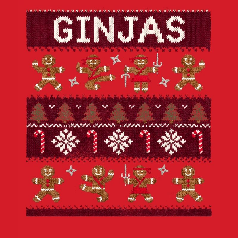 Ginjas Lebkuchen-Weihnachtspullover