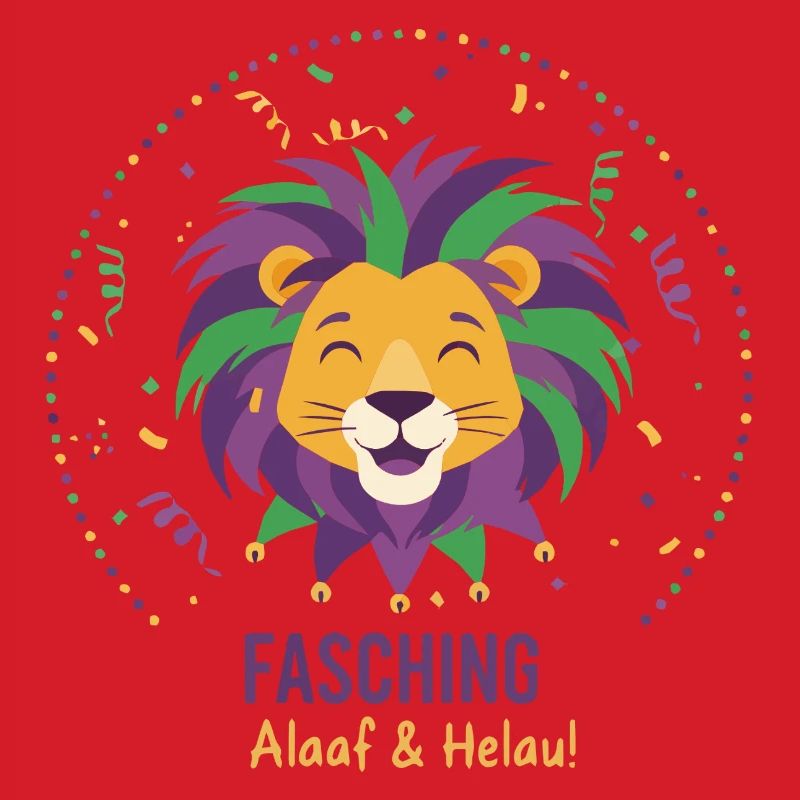 Partylöwe Fasching