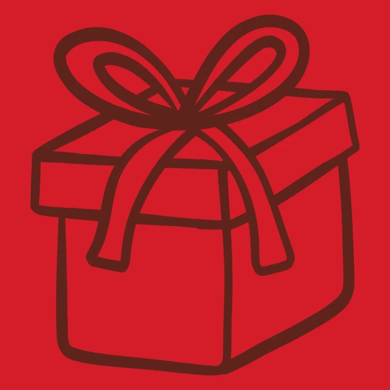 Rustic Hand-Drawn Gift Box