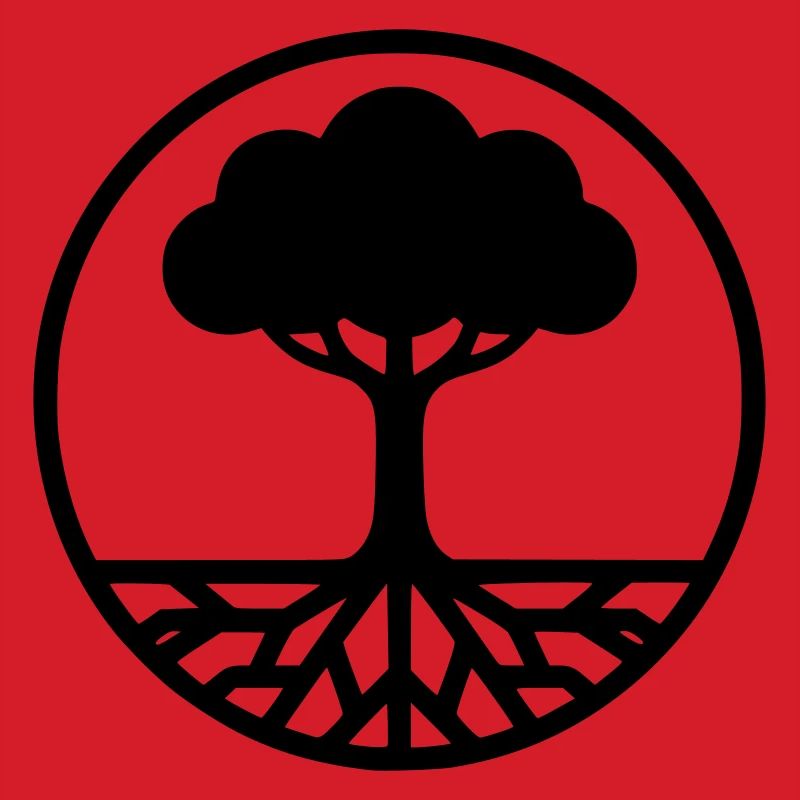 Baum des Lebens Silhouette