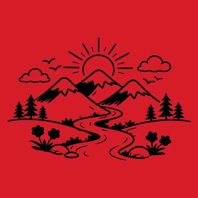 Berge Landschaft