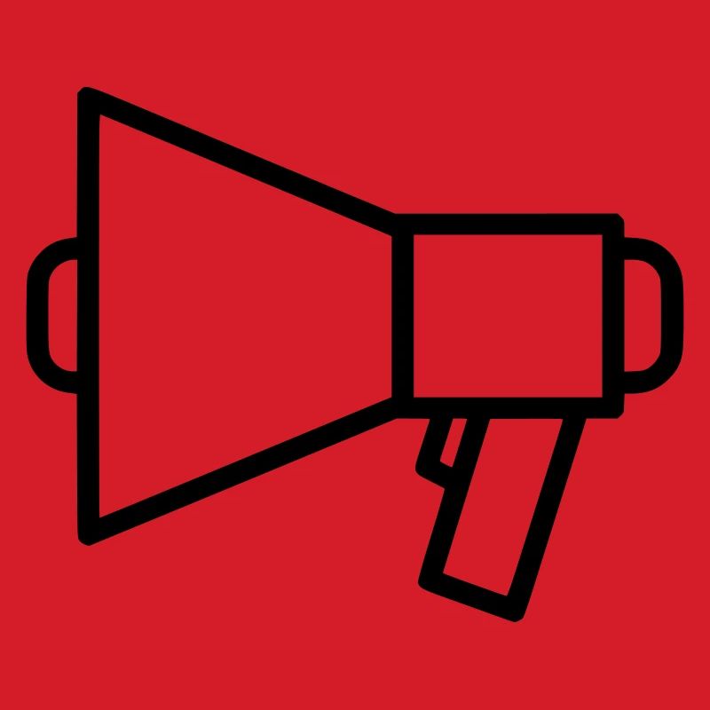 Megafon Lautsprecher Protest